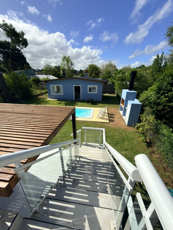 Departamento con pileta para 6 personas.