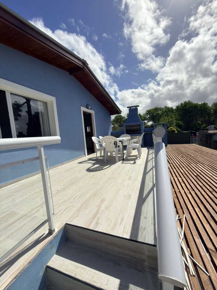 Departamento con pileta para 6 personas.