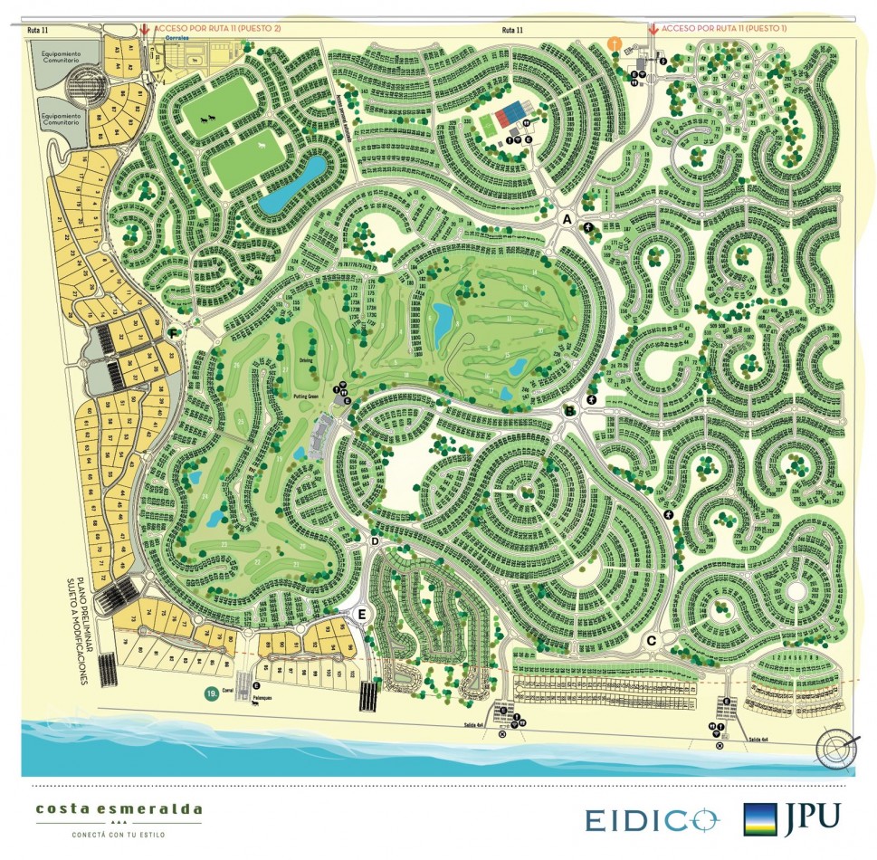 LOTE  412 VENTA EN COSTA ESMERALDA  BARRIO ECUESTRE