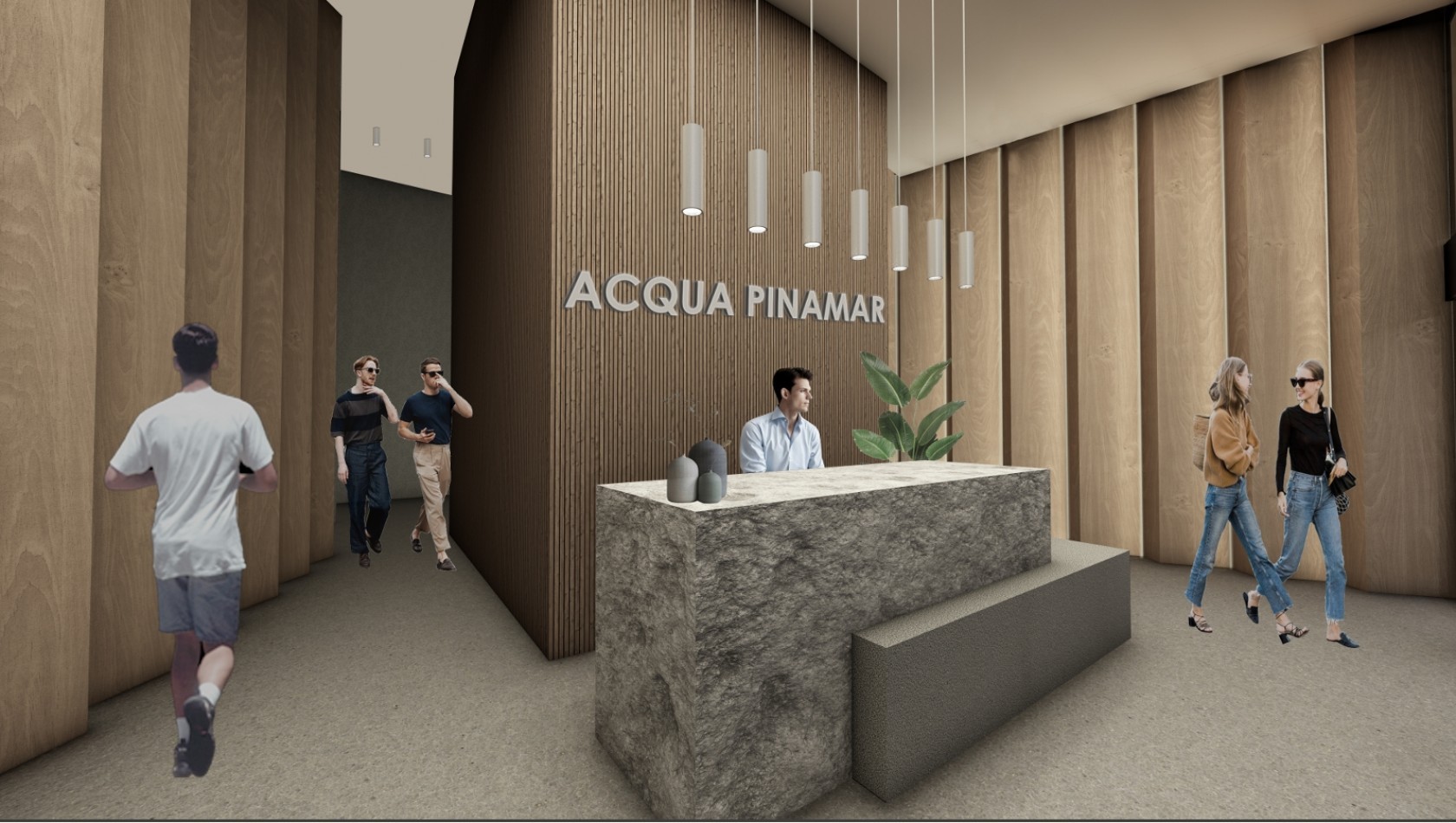 Departamento en pozo a la venta, en el centro de Pinamar.