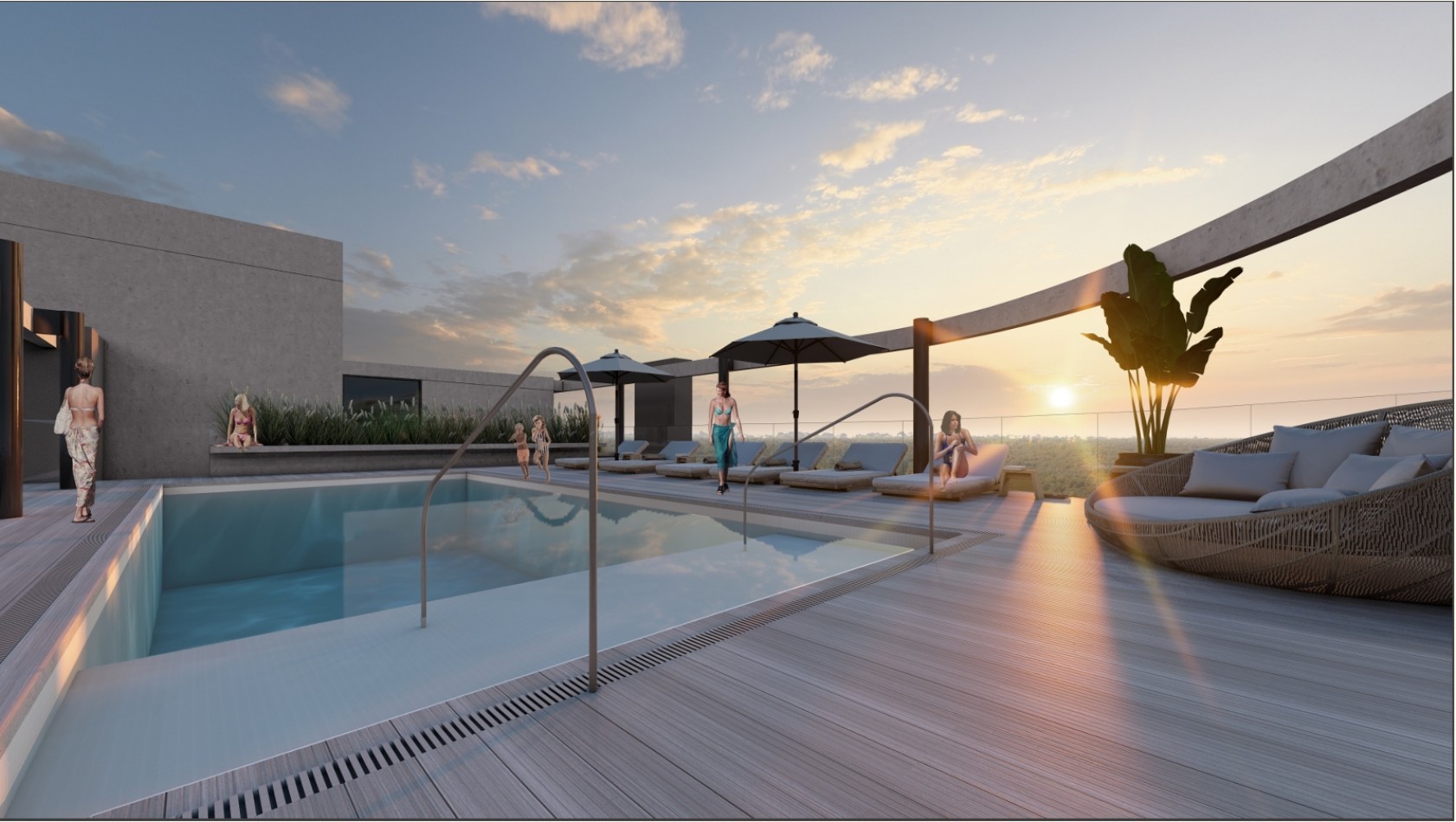 Departamento en pozo a la venta, en el centro de Pinamar.